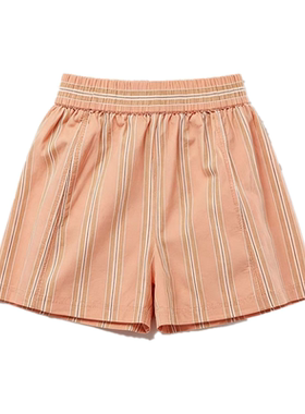 条纹休闲海边度假短裤女Striped casual seaside vacation shorts