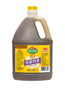 海天陈酿/0金标/葱姜汁料酒1.75L桶装炒菜去腥增鲜黄酒家用商用