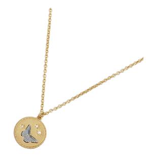 【崽崽同款】Fable飞蝶翩翩引途珐琅蝴蝶彩项链高级感锁骨链轻奢