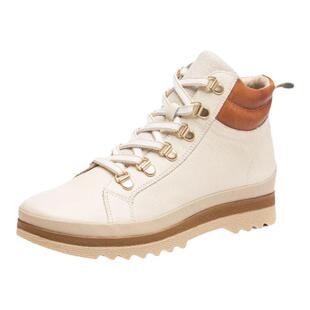 秋冬新款真皮厚底马丁靴女高帮小白鞋增高女款短靴头层牛皮女鞋