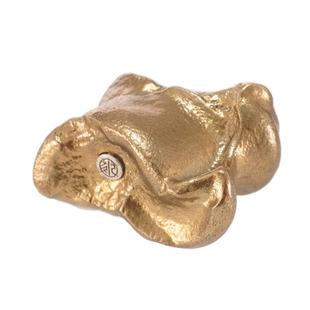 刻己复古黄铜文玩手把件羊拐骨嘎拉哈盘玩羊骨头子解压创意玩具