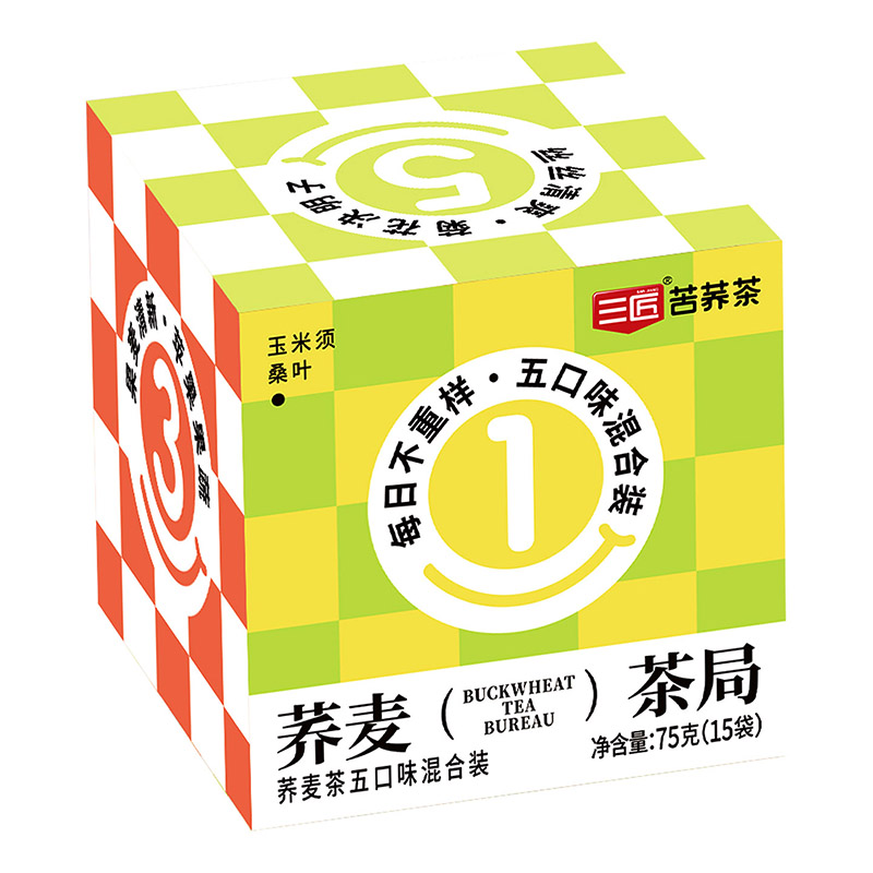 三匠荞麦茶局三角茶包黑苦荞茶
