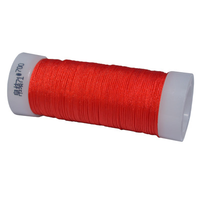 玉线极细手工编绳戒指串珠