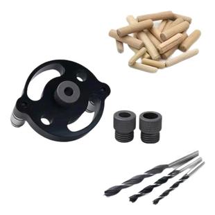 木工打孔定位器垂直开孔器木工定位工 打孔长圆形中心打孔工具