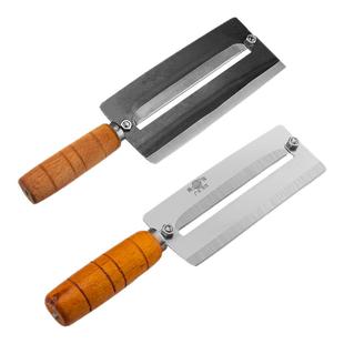 阳江甘蔗刀不锈钢削皮刀商业水果刀家用锋利多功能削菠萝刀莴笋刀