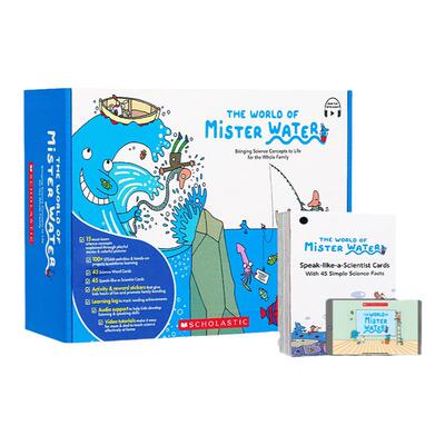 学乐水先生的奇妙之旅15册盒装 送拼图 科普必读桥梁书 Mr. water英文原版儿童科普绘本5-10岁知识百科送音频实验视频