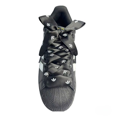 三叶草老爹鞋时尚绸缎鞋带