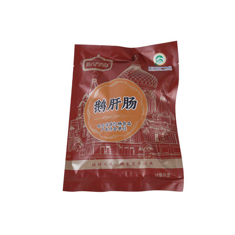 哈潇壹哈八方批发休闲零食鹅肝肠哈尔滨红肠袋装250g两根鹅肝肠