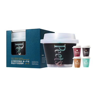 Peets即溶冻干咖啡粉多风味24颗
