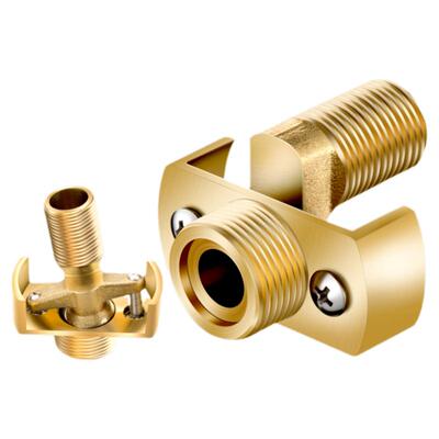 万向曲角接头淋浴花洒龙头变径弯脚偏心加长曲脚螺丝转换配件拐脚