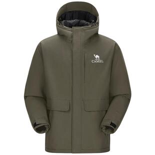 骆驼户外夹棉冲锋衣AK80硬壳防风防水加厚外套男防雨进藏登山服女