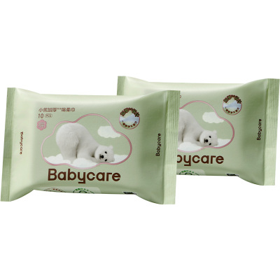 天猫10抽绵柔巾babycare