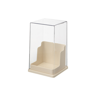 labubu展示盒单个透明适用拉布布泡泡玛特手办公仔盲盒收纳展示架