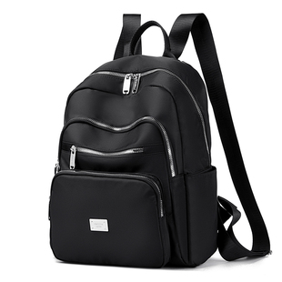 2025女士新款牛津布双肩包韩版时尚简约大容量防水旅行多功能背包