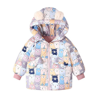 儿童羽绒服外套儿童白鸭绒中长款