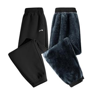 贵人鸟童装男童加绒裤子2026新款儿童防风冲锋裤大童冬季加厚绒裤