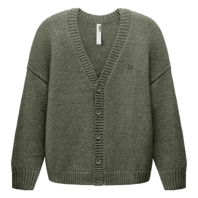 蕉内热皮503+++男士锁温开衫毛衣家居服保暖宽松羊毛针织衫冬季