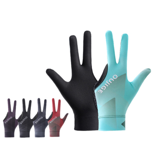 台球手套赛级女士半三指职业高端桌球左右手高颜值左撇子可爱男