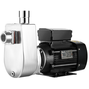 上海人民304不锈钢自吸泵耐腐蚀离心泵耐高温化工泵抽酒食品级泵