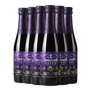 Lindemans林德曼兰比克啤酒黑加仑口味250ml*6比利时进口精酿果啤