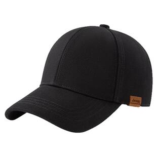 jeep吉普加绒棒球帽男士秋冬保暖纯色硬顶帽子防风鸭舌帽男款冬天