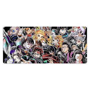 鬼灭之刃无限城篇鼠标垫超大动漫我妻善逸二次元键盘电脑办公桌垫