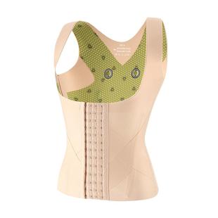 塑身内衣女产后收腹束腰不燃脂上半身紧身背心不瘦身美体上衣塑形