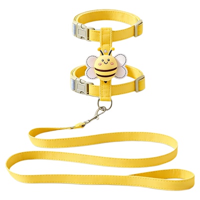 猫咪牵引绳防挣脱外出专用工字型小奶猫背心式遛猫绳可调节猫链子