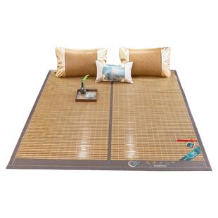 【达官贵品】凉席竹席可折叠1.8米2米席子1.5米家用1.2学生宿舍竹