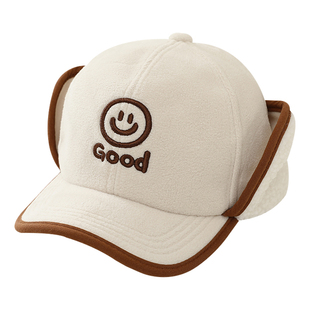 冬季护耳儿童鸭舌帽子男童女孩雷锋帽防风宝宝棒球帽保暖防寒小童