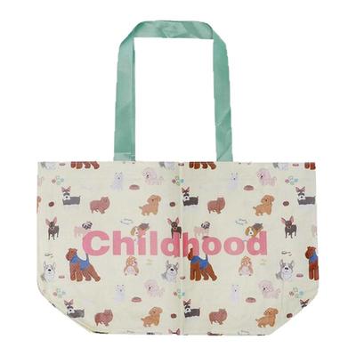 卡通编织袋手提大容量超市购物袋