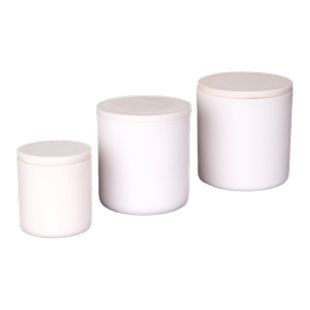 99%氧化铝圆柱形坩埚带盖规格一 耐高温实验科研顺丰包邮刚玉坩锅