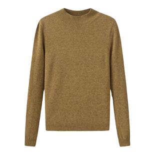 春竹正品100%羊毛一线成衣无缝半高领羊毛衫女套头针织毛衣打底衫