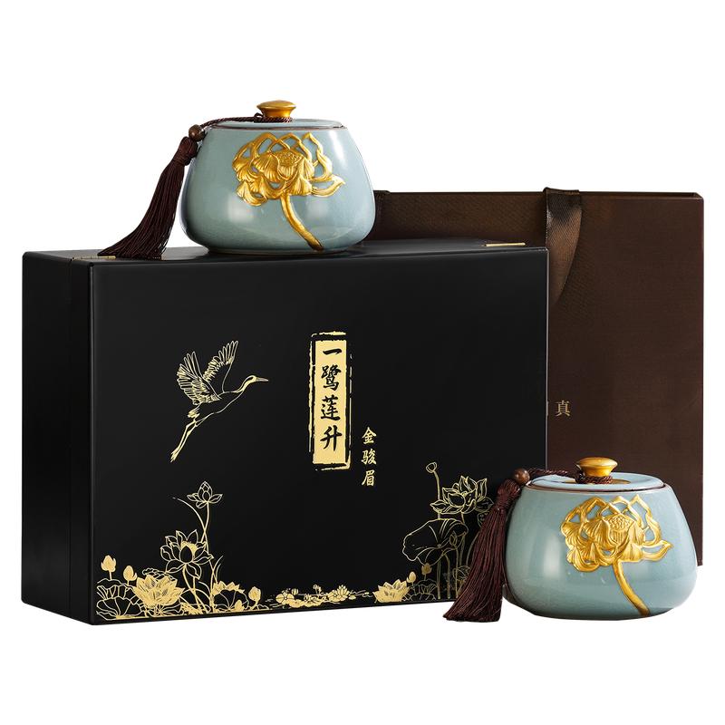 武夷山金骏眉桐木核心红茶叶礼盒