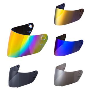 MOTORAX摩雷士R30R60专用原装头盔全盔配件幻彩黑色电镀银镜片