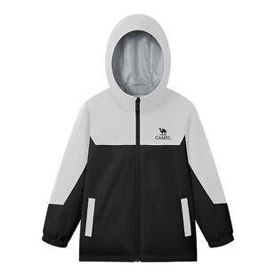 骆驼儿童外套两件套户外运动中大童装防风防泼水夹克男女童秋冬