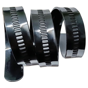 新款全齿牙皮带条无扣头裤腰带自动扣无扣裤带不带头全卡槽3.5cm