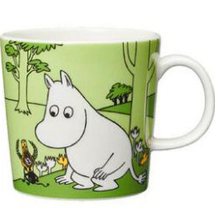 芬兰Arabia Moomin姆明马克杯 陶瓷杯 咖啡杯茶杯 300ml 奶杯果汁
