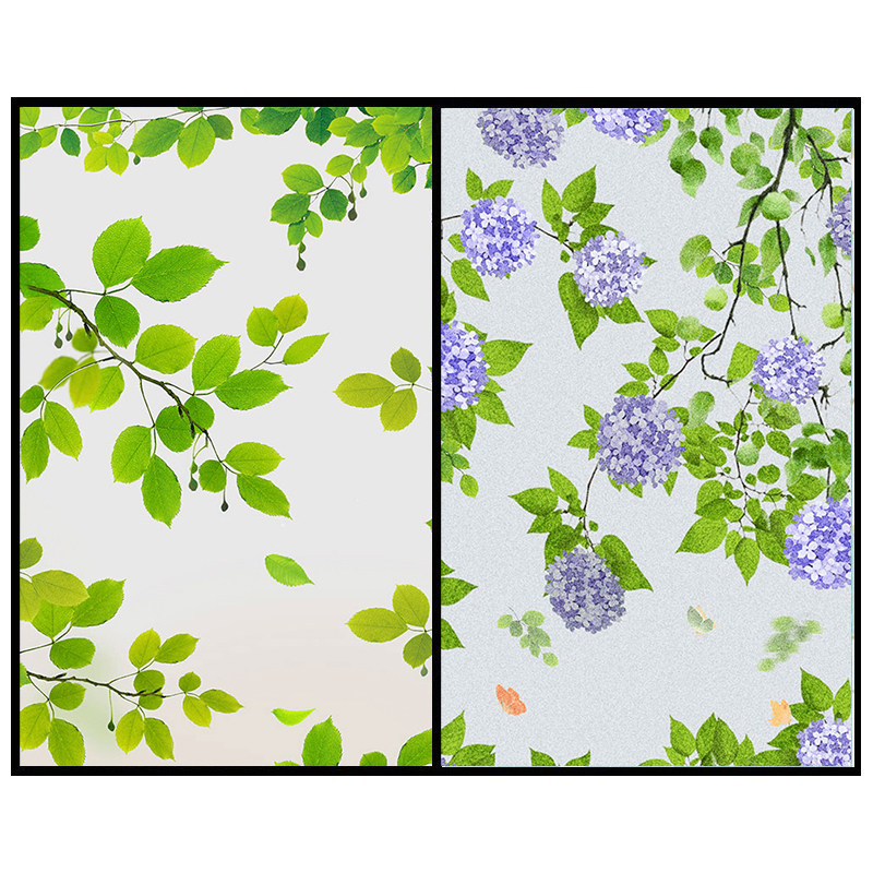 加厚磨砂静电玻璃贴膜透光不透明