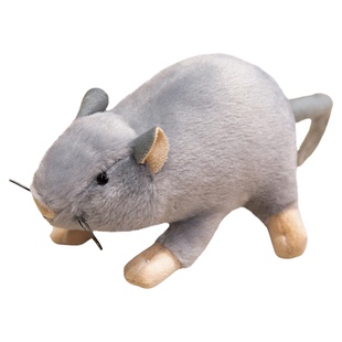 仿真老鼠公仔毛绒玩具小白鼠耗子玩偶生肖鼠娃娃搞怪生日礼物男女