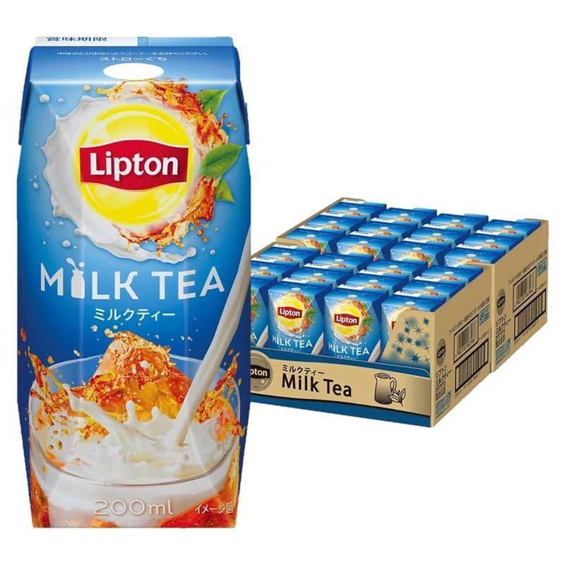短保新品】日本乳业立顿奶茶红茶浓郁口感经典饮料饮品200ml