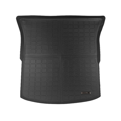 适用特斯拉后备箱垫改装配件碳闪