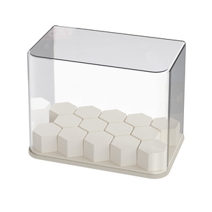 盲盒展示架收纳亚克力盒手办柜适用泡泡玛特防尘透明娃娃架子积木