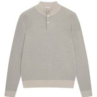 【马龙同款】ERDOS 男装羊毛棉混纺针织衫立领长袖套衫