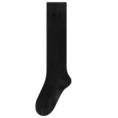 白色袜子女中筒袜春秋款棉袜