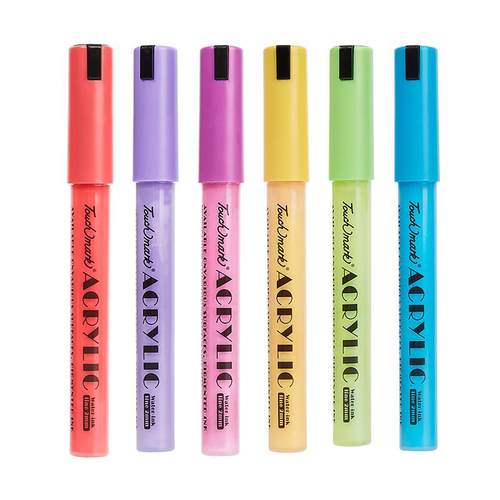 Touchmark丙烯马克笔单支拍立得丙烯笔白色高光笔金色签字笔油漆笔明星签名笔黑色涂鸦笔学生专用美术画笔