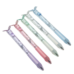 爱好蝴蝶笔GP4240蝶舞按动中性笔ST尖黑色学生小清新创意矫姿水笔