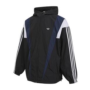 Adidas阿迪达斯三叶草男装2025秋季新款AC M WB连帽防风衣KS3552