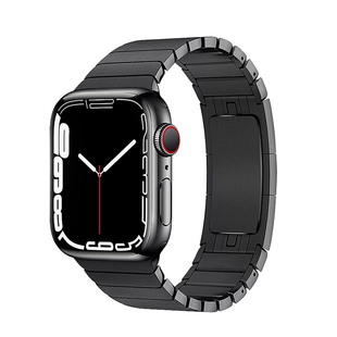 适用iwatchS11表带applewatch9表带链式s10不锈钢苹果手表s9表带8/7/6/5新款41男女49/45/44金属ultra2运动s8