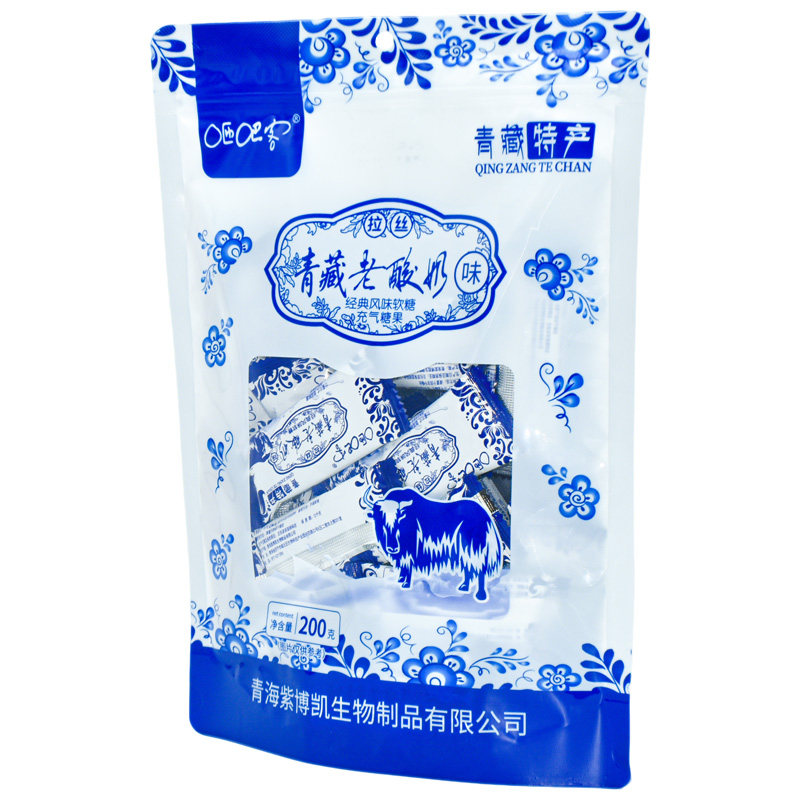 青藏特青藏拉丝老酸奶咂吧客风味软糖 青海旅游同款 西宁零食